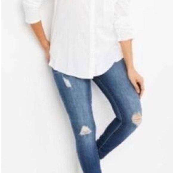 Articles Of Society Sarah Skinny Distressed Maternity Jeans Size 28. So cute!! - Picture 1 of 10